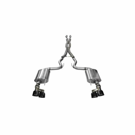 OVERTIME Sport Cat Back Exhaust with Quad Black Tips OV354594